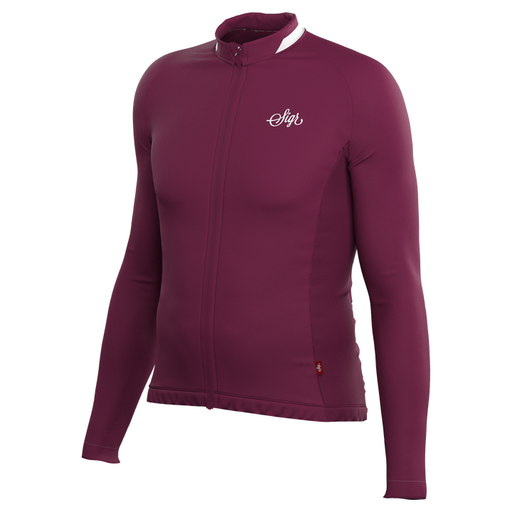 Krokus Deep Red Damen Thermo-Langarmtrikot