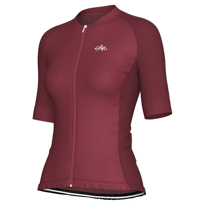 Sigr Dahlia Red Pro Series - Cycling Jersey for Women