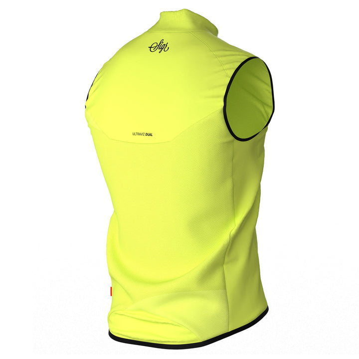 Siljan Ultraviz Dual Men's Reflective Hi - viz Gilet by Sigr Cycling Clothing