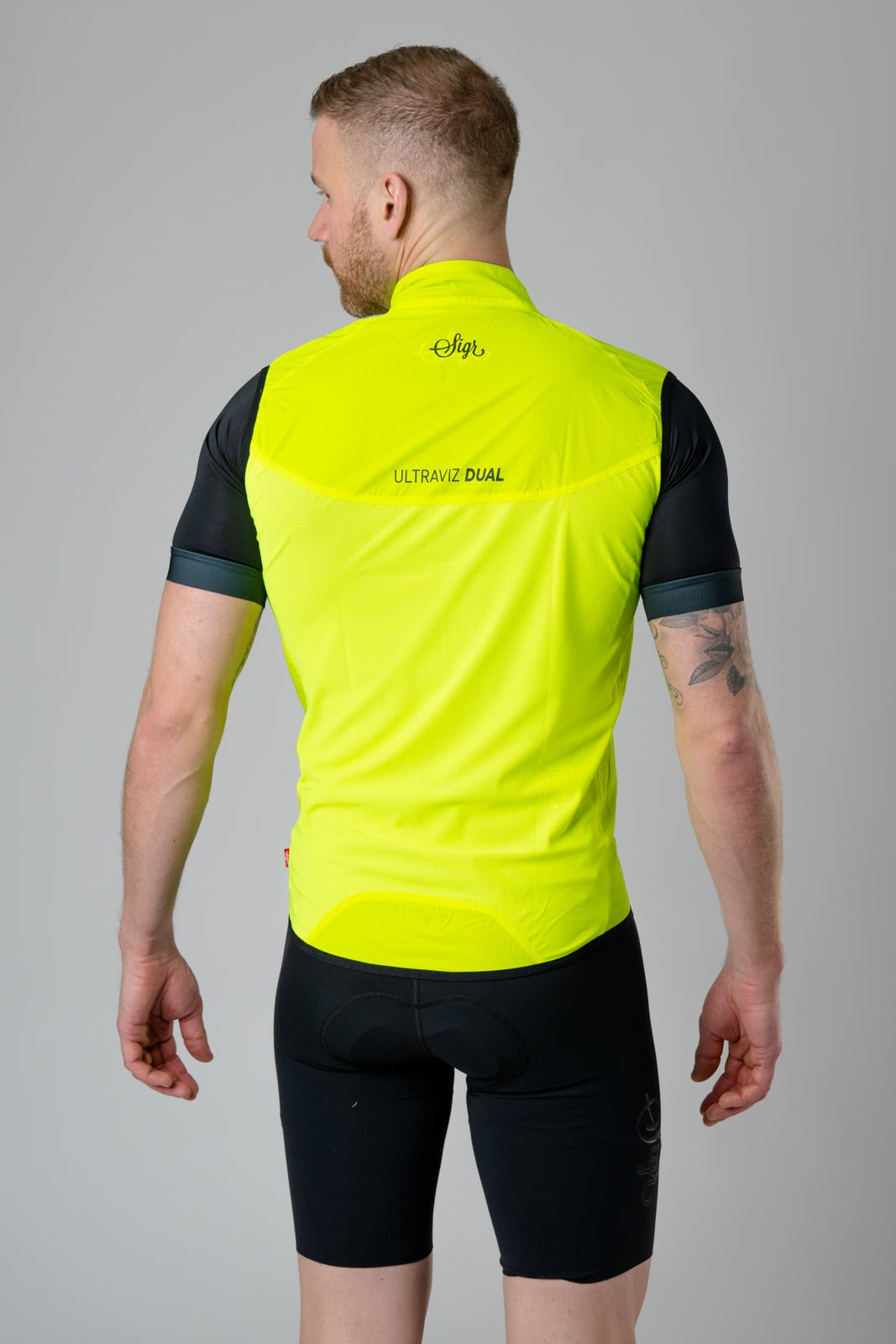 Siljan Ultraviz Dual Men's Reflective Hi - viz Gilet by Sigr Cycling Clothing