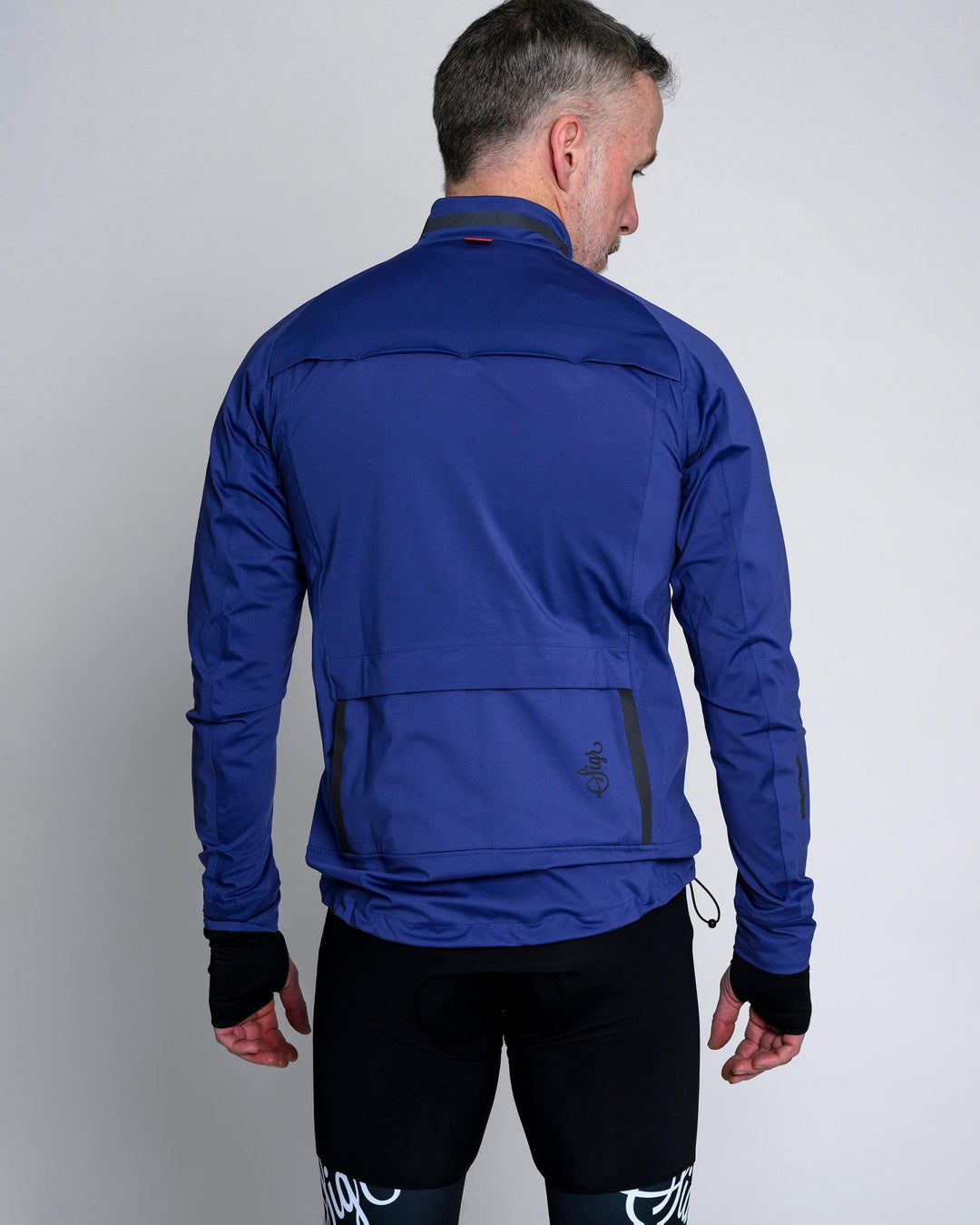 Sköld Men's Blue Shell Cycling Jacket by Sigr Cycling Clothing