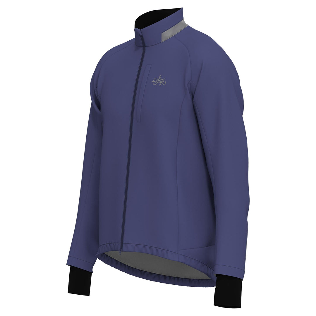 Sköld Men's Blue Shell Cycling Jacket by Sigr Cycling Clothing