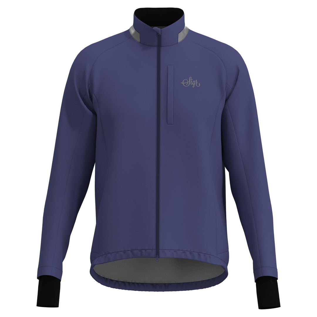 Sköld Men's Blue Shell Cycling Jacket by Sigr Cycling Clothing