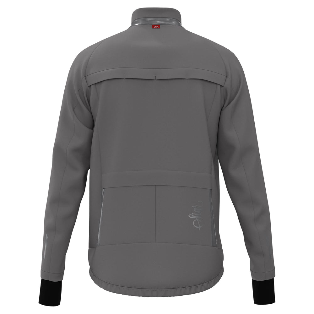 Sköld Men's Titanium Grey Shell Cycling Jacket by Sigr Cycling Clothing