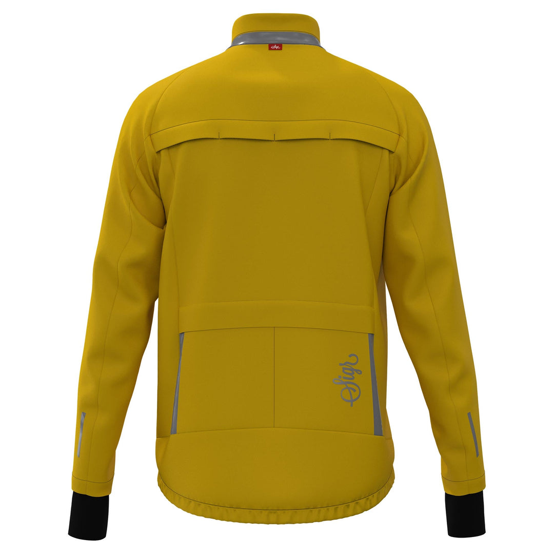 Sköld Men's Yellow Shell Cycling Jacket by Sigr Cycling Clothing