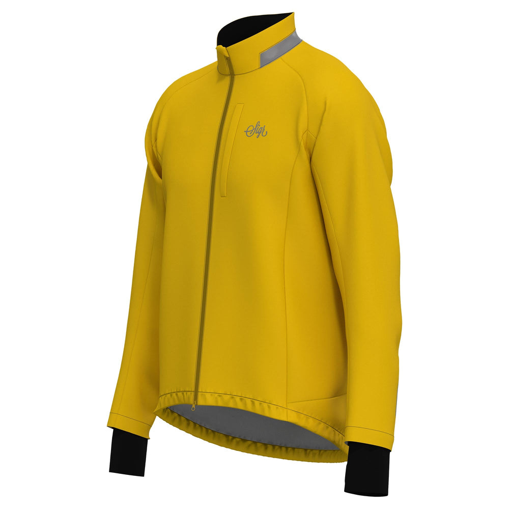 Sköld Men's Yellow Shell Cycling Jacket by Sigr Cycling Clothing