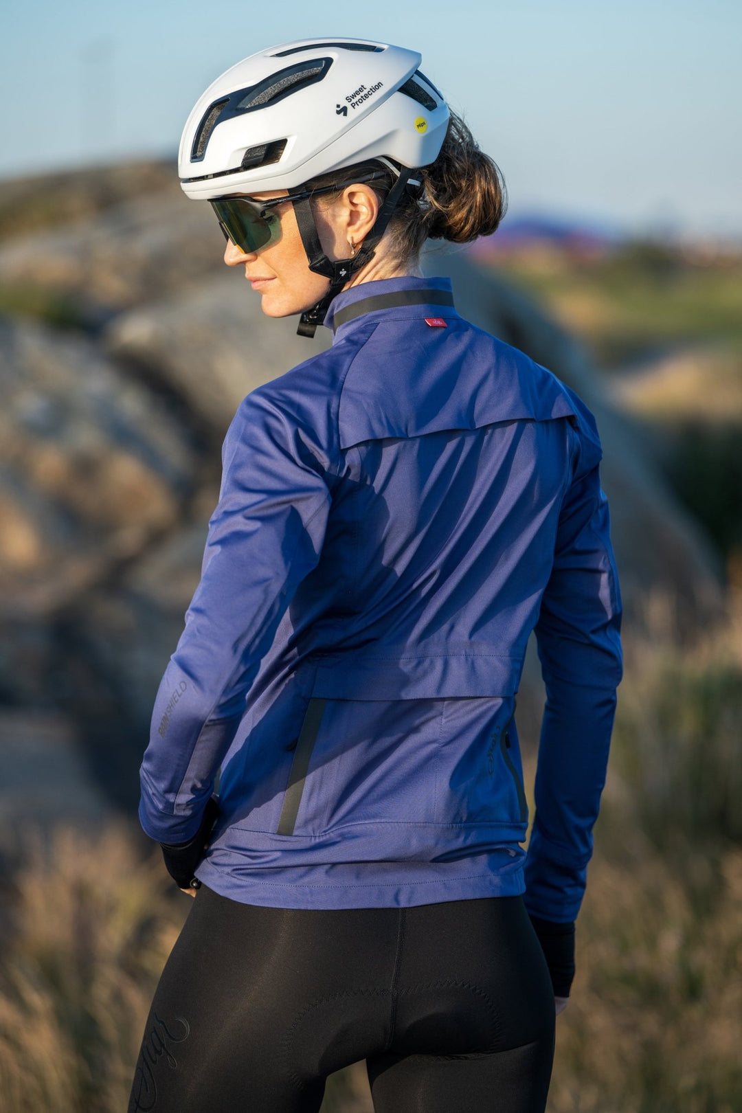 Sköld Women's Blue Shell Cycling Jacket