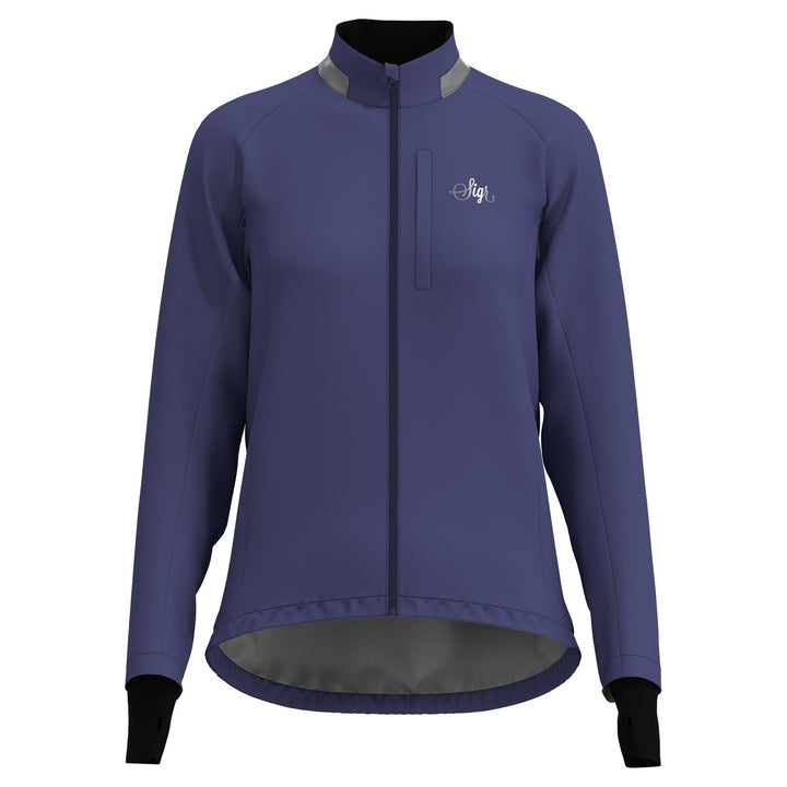 Sköld Women's Blue Shell Cycling Jacket by Sigr Cycling Clothing