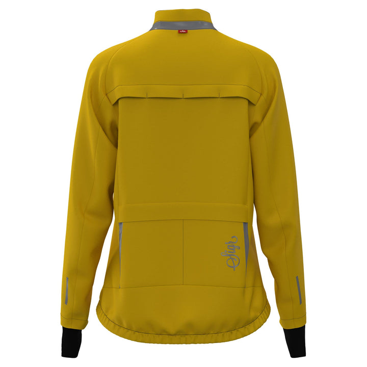 Sköld Women's Yellow Shell Cycling Jacket by Sigr Cycling Clothing