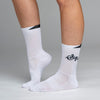 Snok Women's White Cycling Socks by Sigr Cycling Clothing