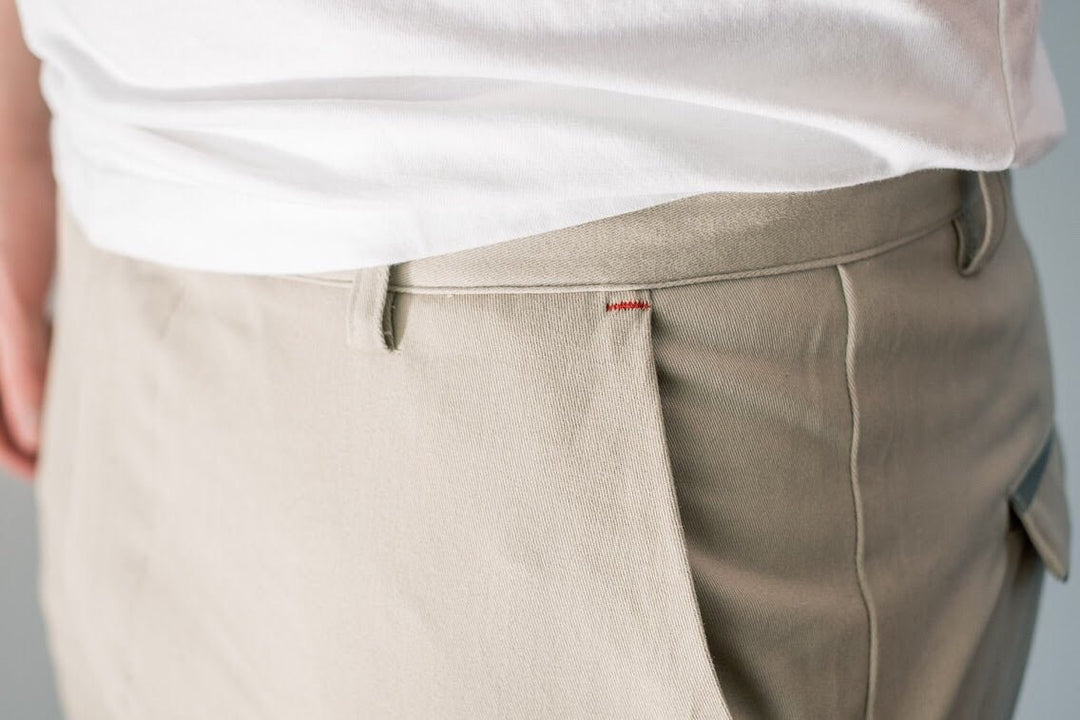 Strandvägen Men's Khaki Cycling Chino Shorts by Sigr Cycling Clothing