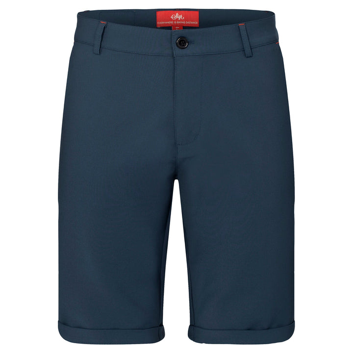 Strandvägen Men's Petrol Blue Cycling Chino Shorts by Sigr Cycling Clothing