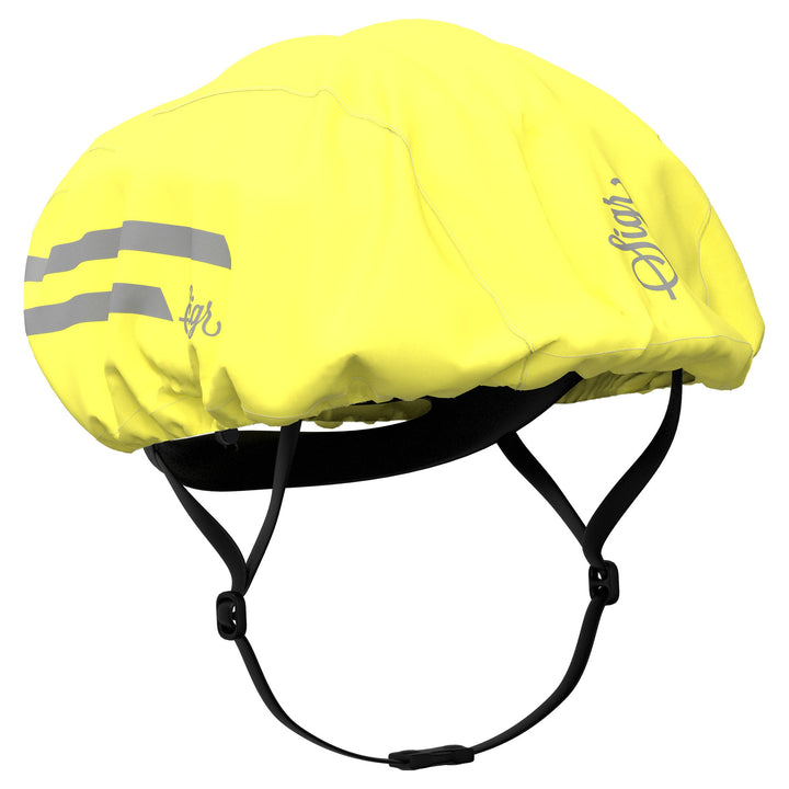 Tofsmes Hi - Viz & Reflective Cycling Helmet Cover Unisex by Sigr Cycling Clothing