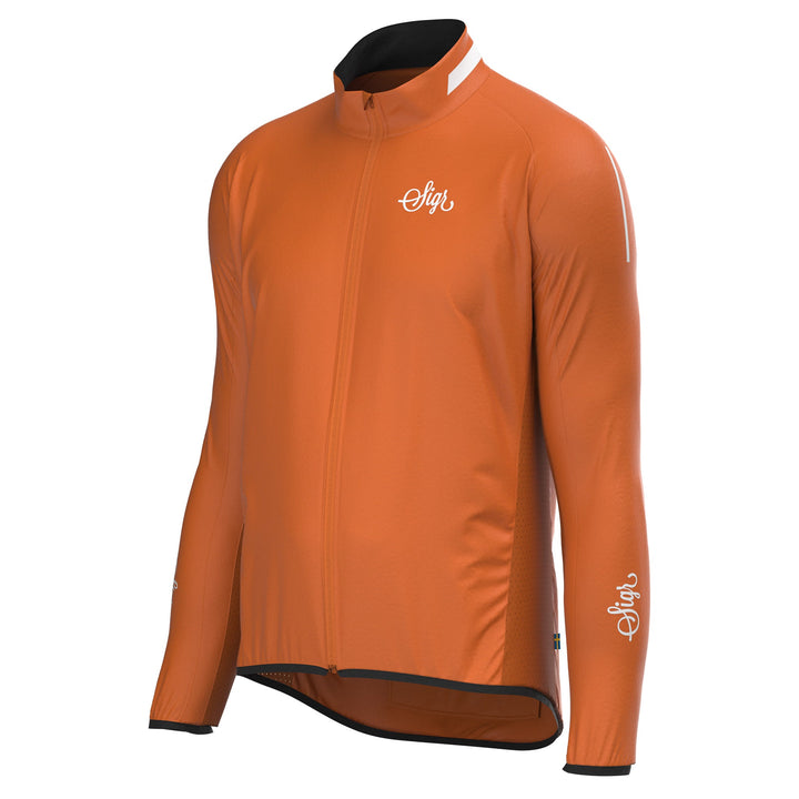 Treriksröset Orange - Cycling Pack Jacket for Men by Sigr Cycling Clothing