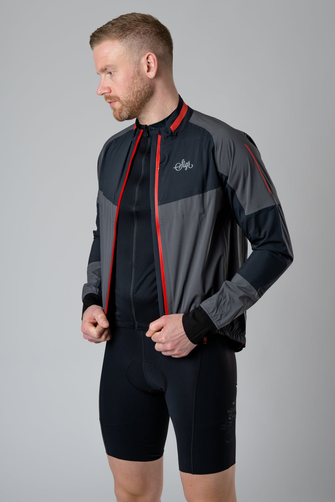 Västkusten Men's Cycling Rain Jacket: Waterproof, Breathable by Sigr Cycling Clothing