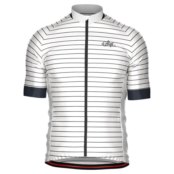 White Horizon Men's Cycling Jersey by Sigr Cycling Clothing