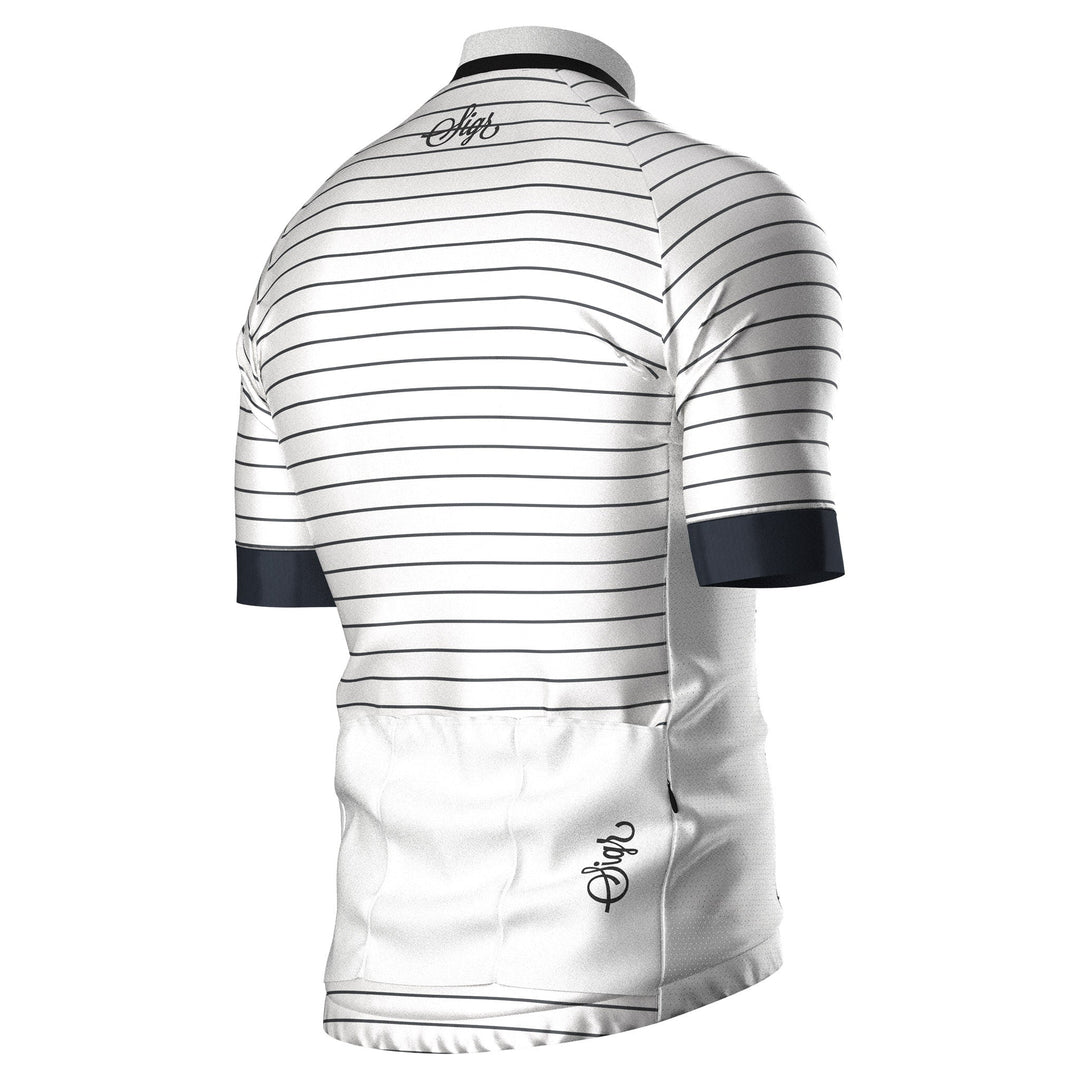 White Horizon Men's Cycling Jersey by Sigr Cycling Clothing