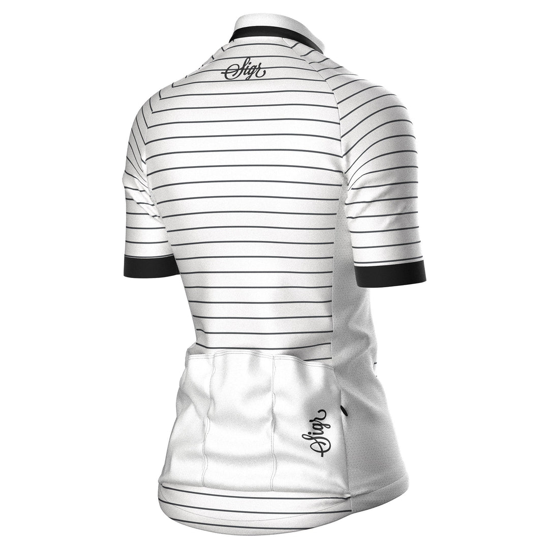 White Horizon Women's Cycling Jersey for Women by Sigr Cycling Clothing