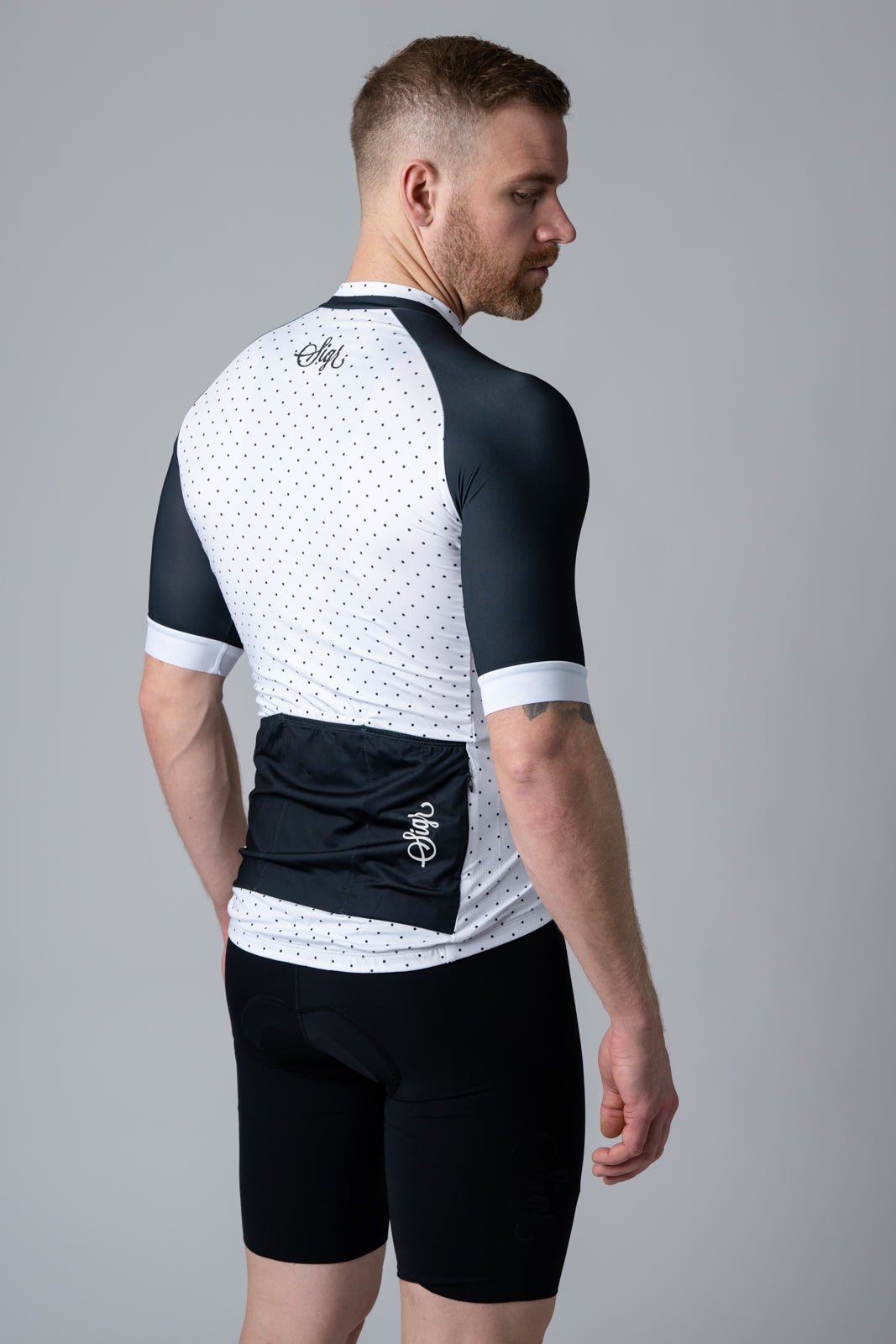 White Legacy Men's Cycling Jersey by Sigr Cycling Clothing