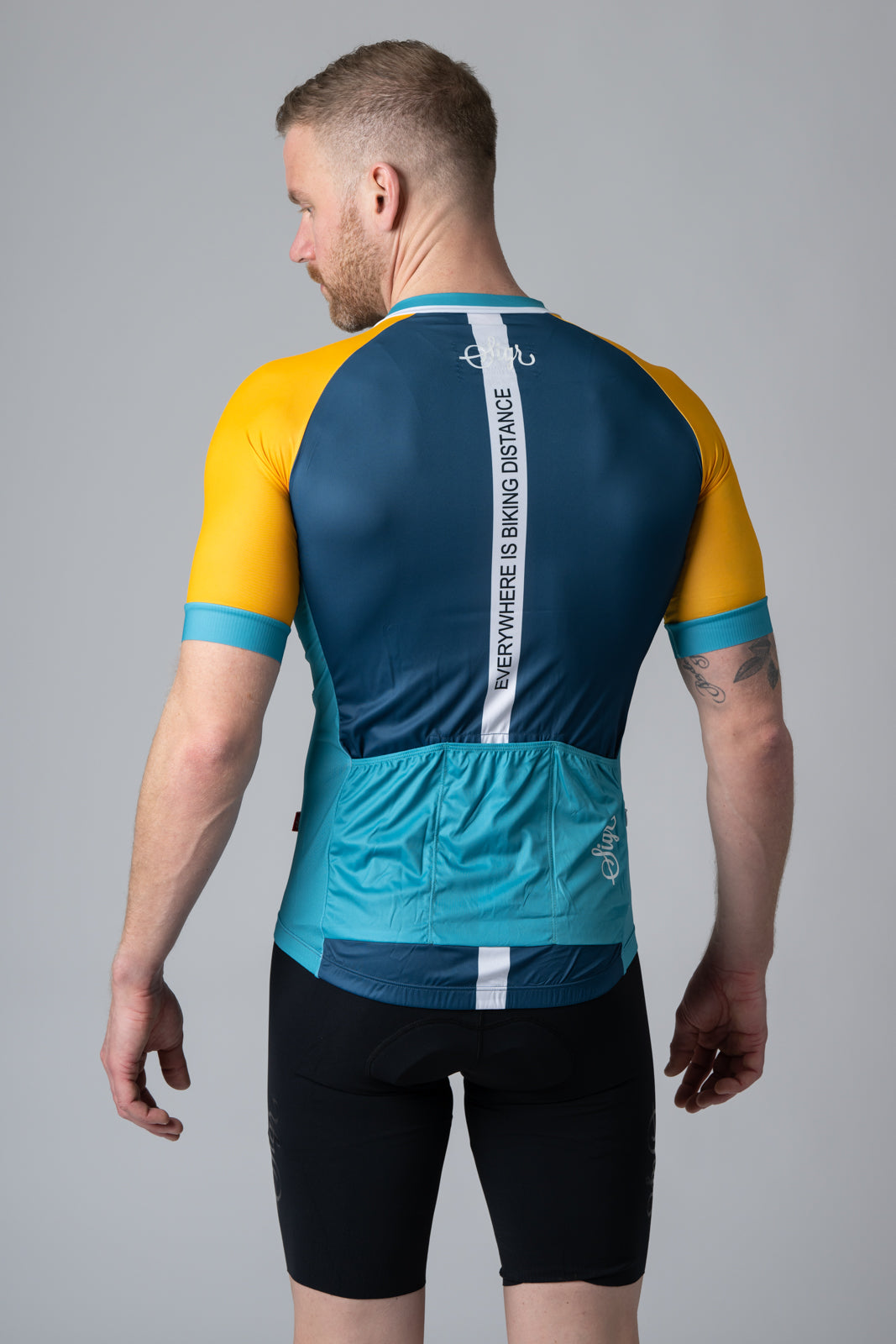Cycling Jersey for Men -'Descent' by Sigr Swedish Bikewear