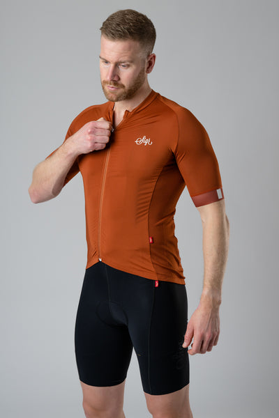Sigr Dahlia Brown Pro Series - Cycling Jersey for Men