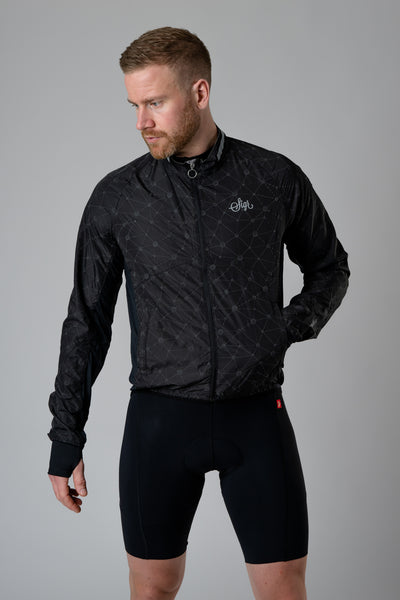 Sigr Norrsken - Reflective Cycling Pack Jacket for Men - PRO Series