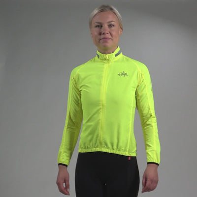 Treriksröset Yellow - Cycling Pack Jacket for Women