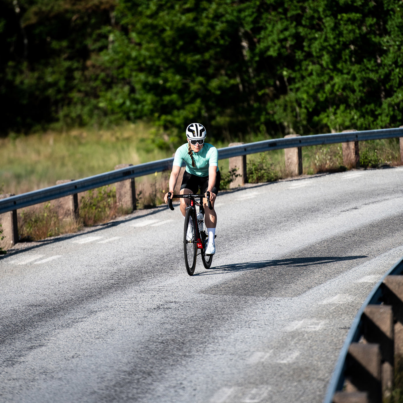 Sigr Bergvallmo Ice-Mint Cycling Jersey for Women