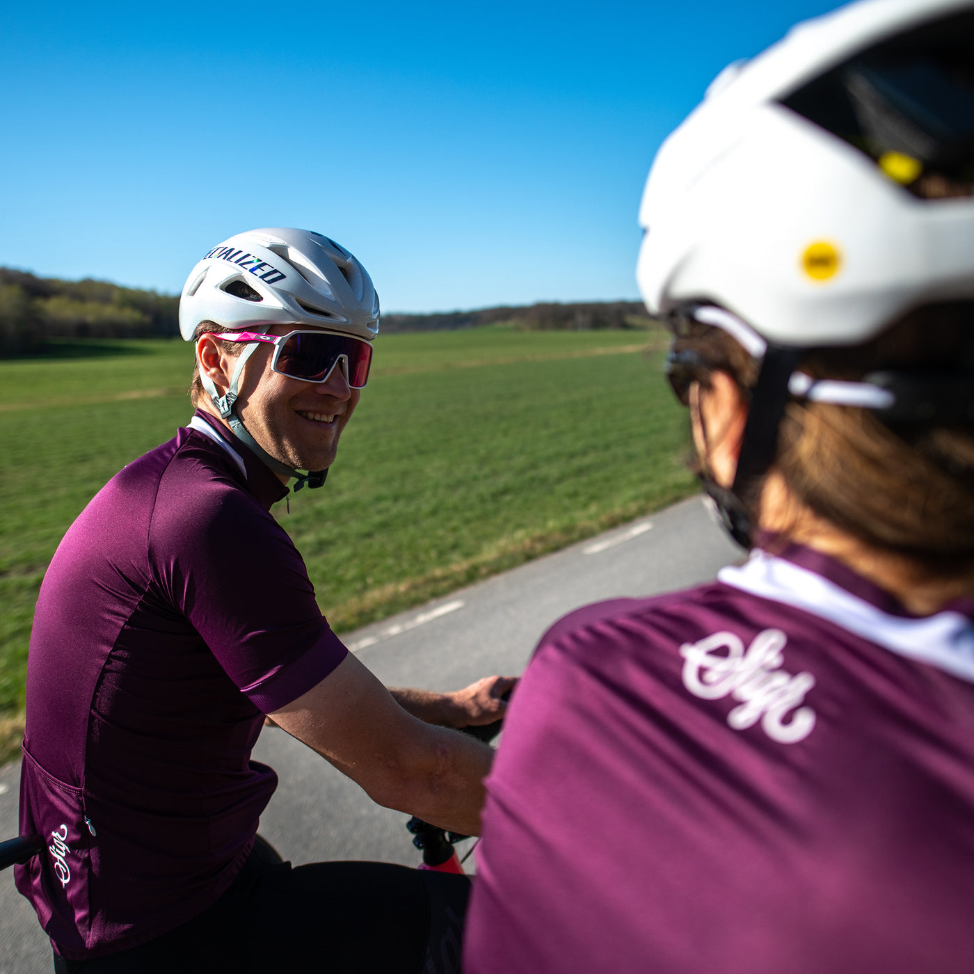 Sigr Lila Hortensia - Purple Cycling Jersey for Men