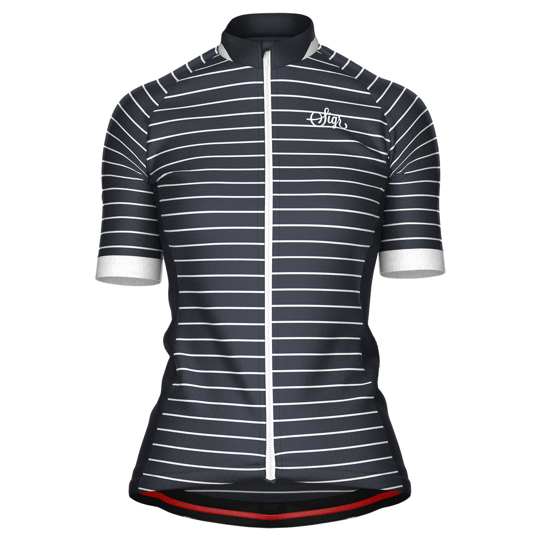 Sigr Black Horizon - Cycling Jersey for Women
