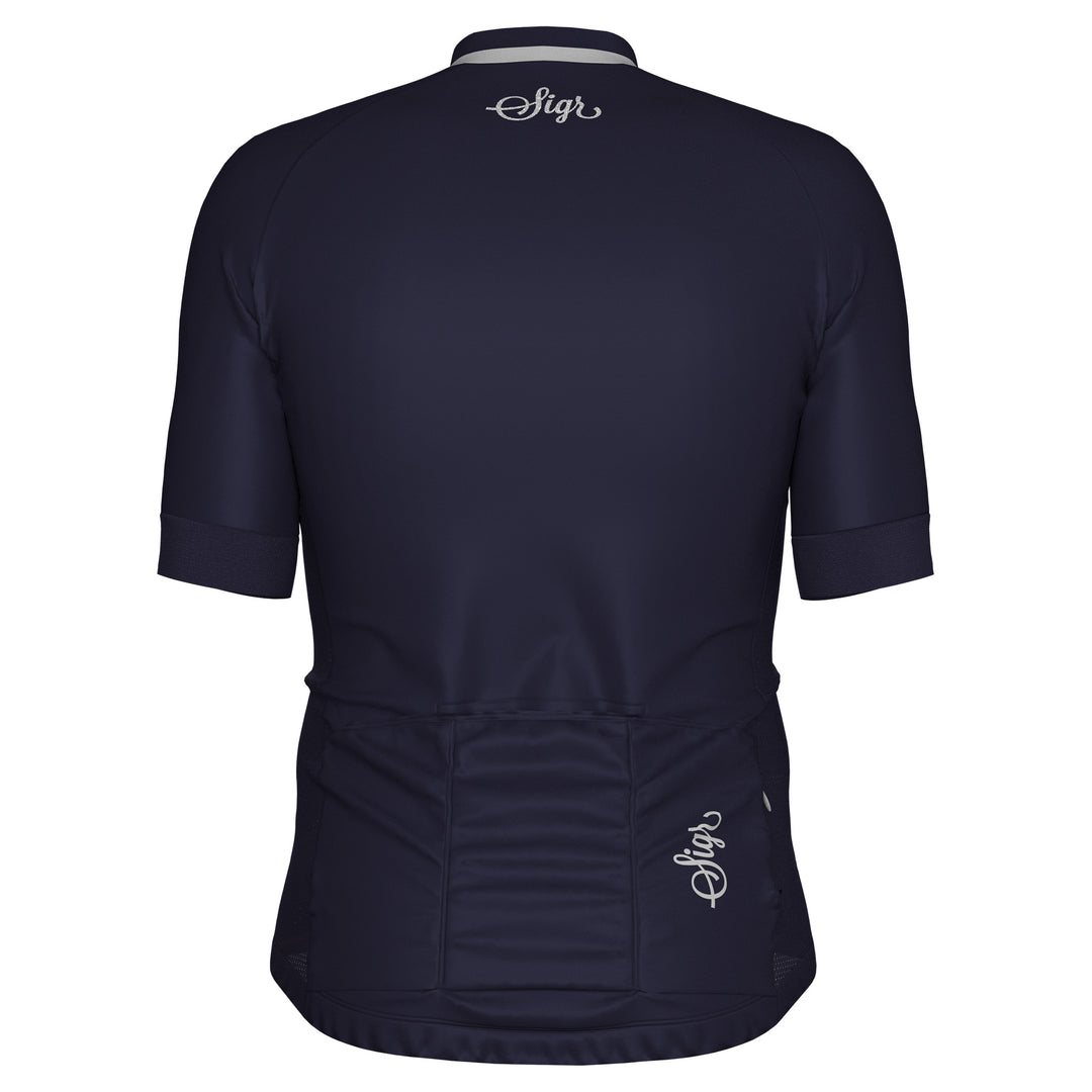 Sigr Blåklocka Dark Blue - Cycling Jersey for Men