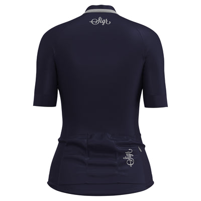 Sigr Blåklocka Dark Blue - Cycling Jersey for Women