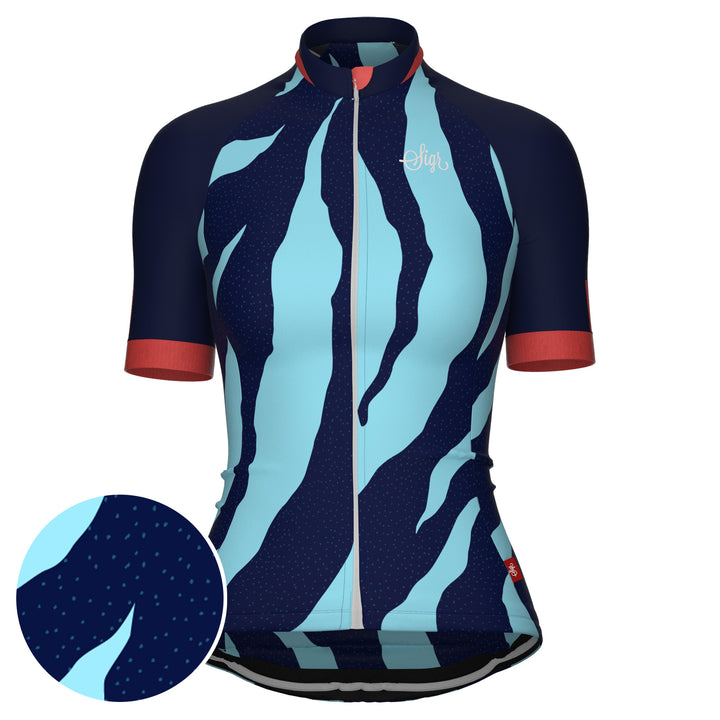 Sigr Fjällbäck Blue - Cycling Jersey for Women