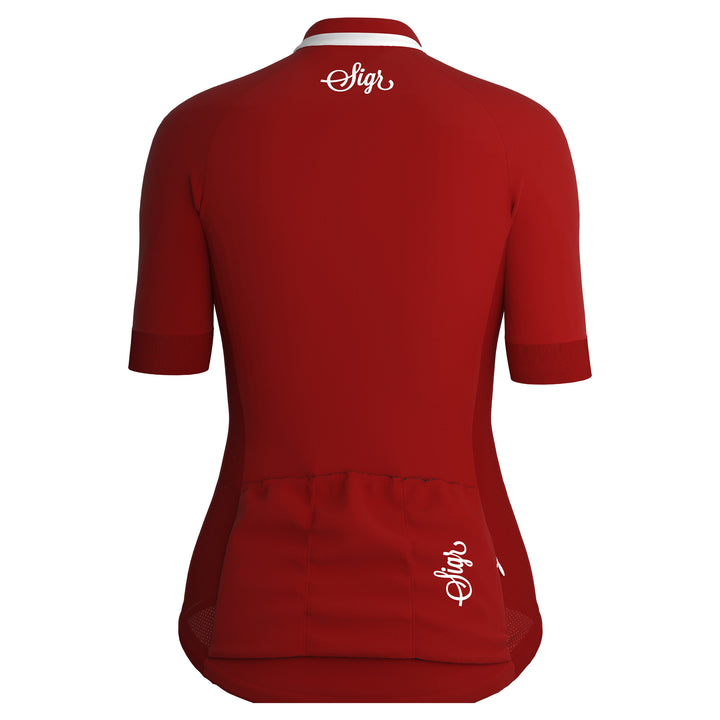 Sigr Nejlika - Red Cycling Jersey for Women