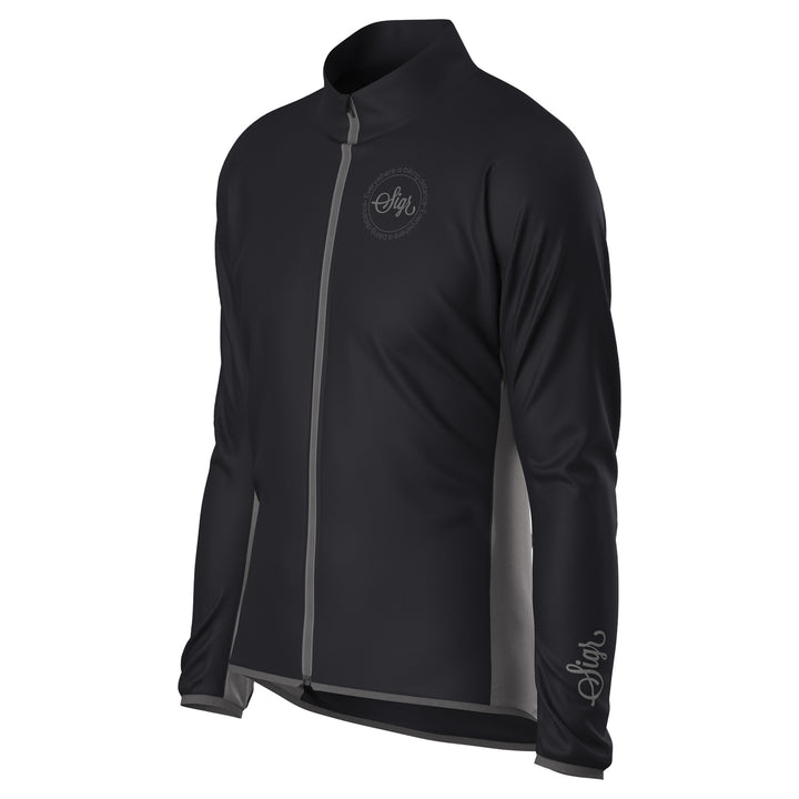 Sigr Uppsala Black - Cycling Wind Jacket for Men