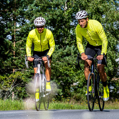 Sigr Uppsala Yellow - Hi-Viz Cycling Wind Jacket for Men