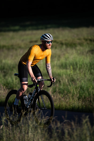 Sigr Solros - Yellow Cycling Jersey for Men