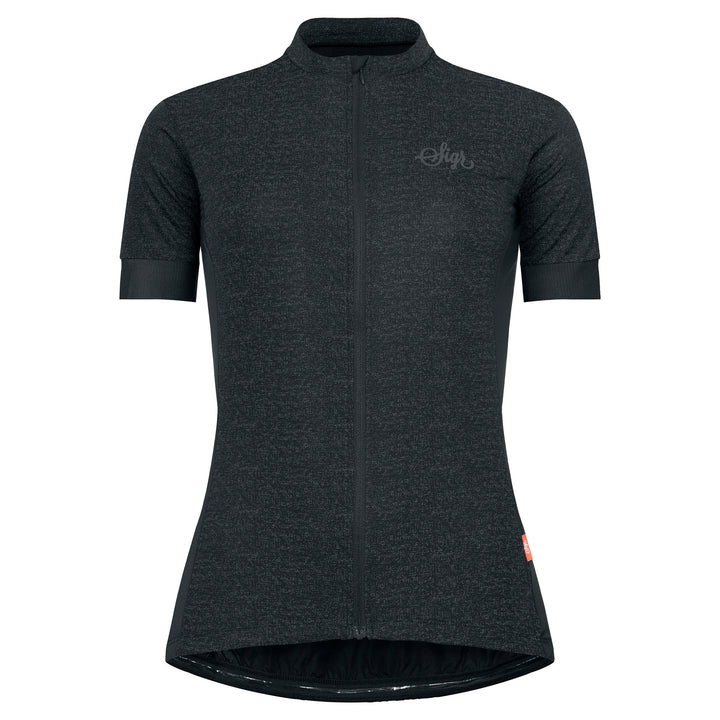 Sigr Grus Norrsken Black - Reflective Cycling Jersey for Women - PRO Series
