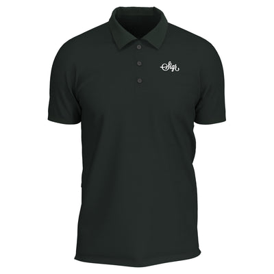 Sigr Pike - Dark Green Polo Shirt with Sigr Logo for Men