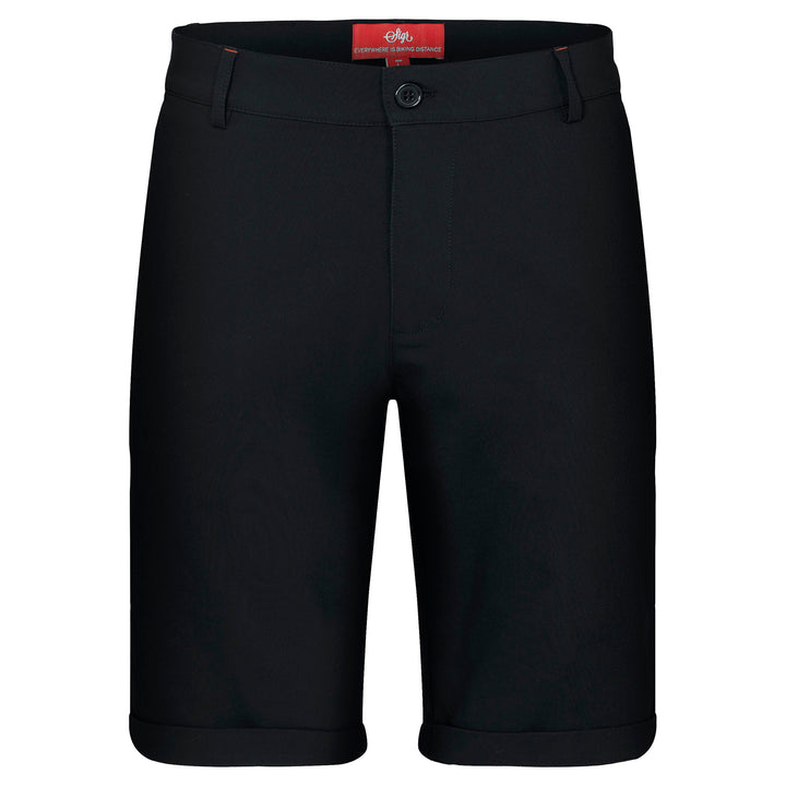 Sigr Strandvägen - Cycling Chino Shorts in black for Men