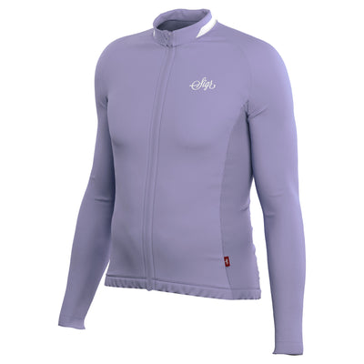 Sigr Wildflower - Light Purple Long Sleeved Jersey for Men